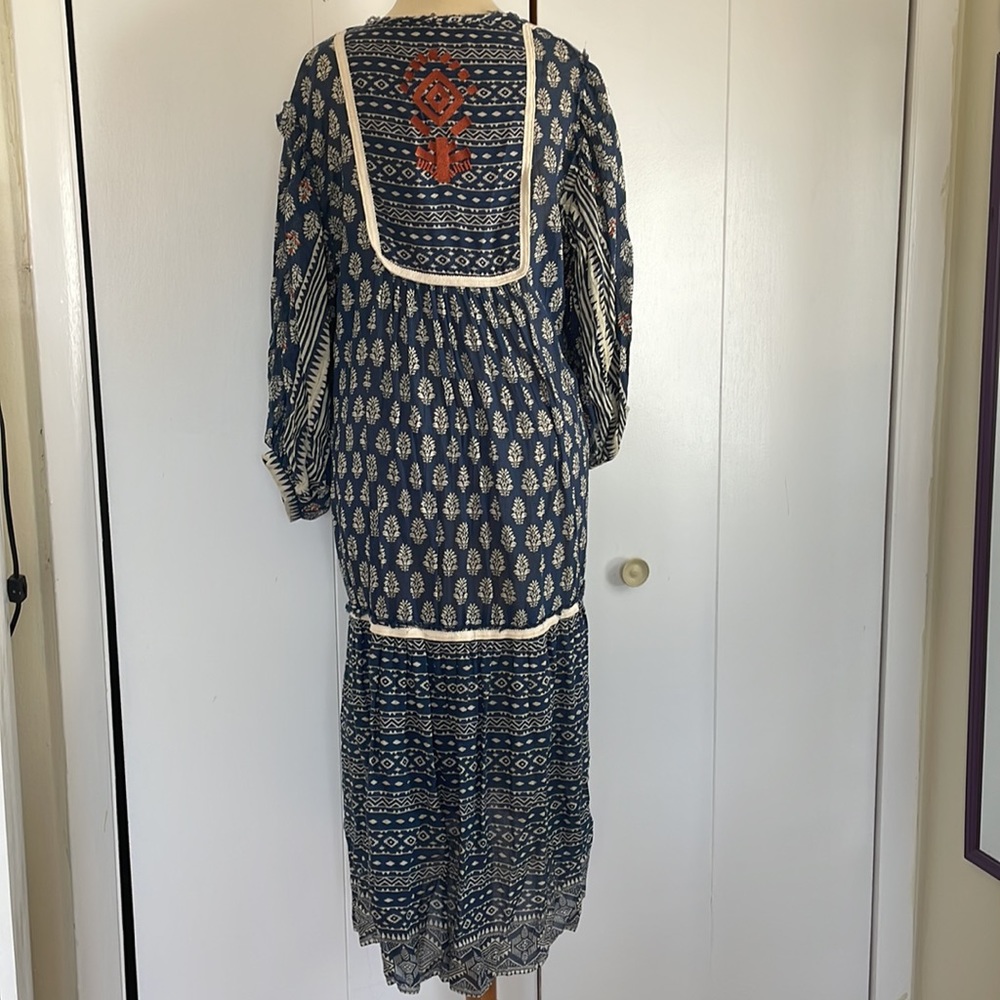 Zara Embroidered Printed Kimono - Picture 4 of 9